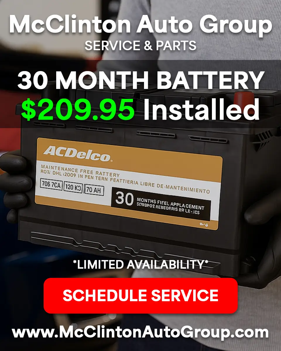 Coupon for 30 MONTH BATTERY $209.95 Installed